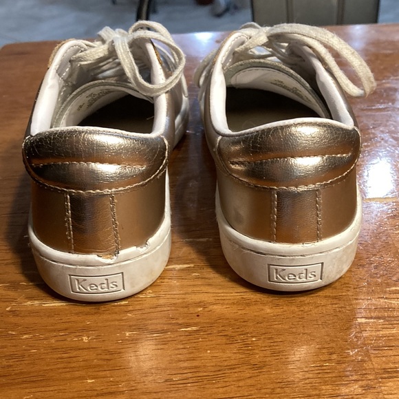 Keds Rose Gold shoes girls size 2.5 - Picture 4 of 7